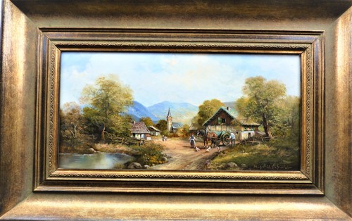 ölgemälde lanschafft mit - Ölgemälde,