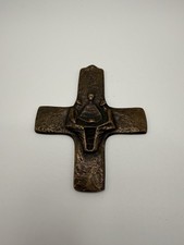 Bronze Wandkreuz Kruzifix