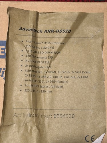 Advantech ark ds520 mini - advantech, ark-ds520