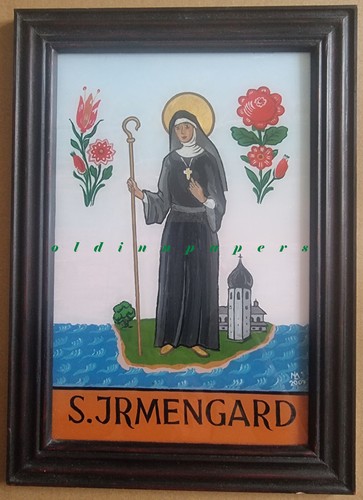 Hinterglasbild frauenchiemsee - hinterglasbild,