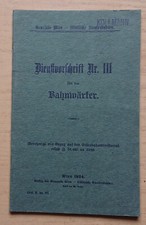 Dienstvorschrift Nr.III für