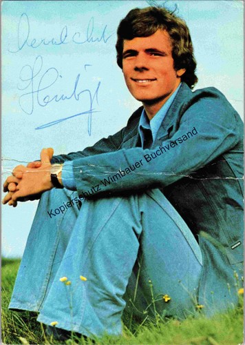 Original autogramm heintje - autogramm,