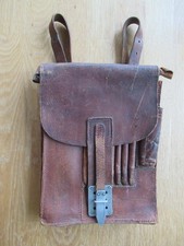 Alte braune Kartentasche / Kartenmeldetasche aus Wehrmacht Nachlass