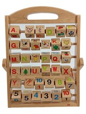 TCM Holz Rechenschieber ABC