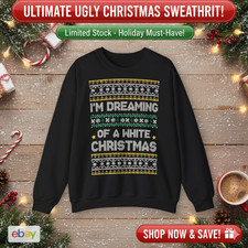 Ugly Christmas Sweater White
