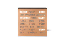Uhr mit deutscher - , wort-anzeige