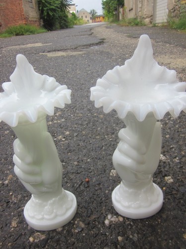 41260 pressglas vase paar - 41260,