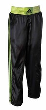 adidas Kickbox-Hose schwarz/lime - Kickboxhose - Kickboxen - Pants adiKBUN110T 