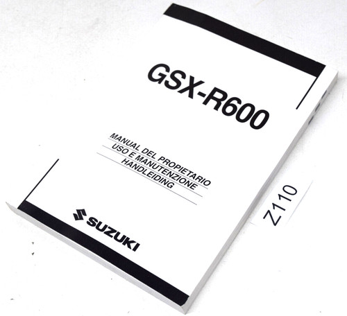 Suzuki gsx r600 manual - k4-k5,