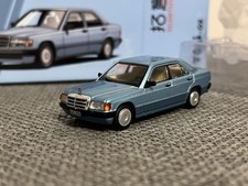 Xcartoys Mercedes-Benz 190E W201 Blau 1:64 Modellauto Diecast Ähnl Kyosho