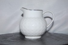 Milchkännchen 6 Pers.  2375 Platinrand Platin Silber Rosette Arzberg