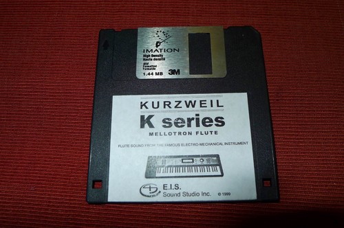 Diskette mit mellotron - mellotron, flöte