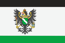 Fahne Preussische Rheinprovinz Alternativ (1822-1919) 80 x 120 cm Premium