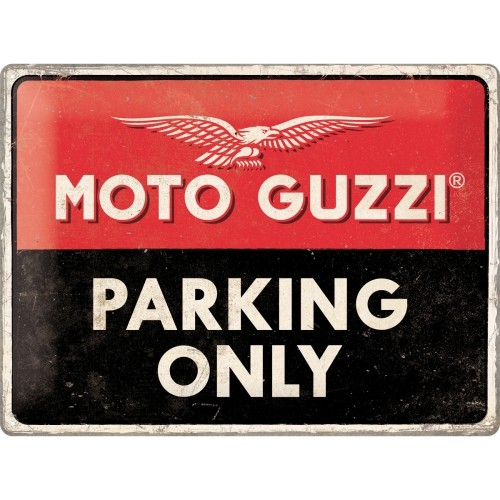 Blechschild moto guzzi parki - moto,