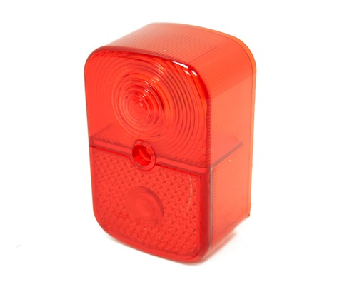 Rücklichtkappe rot eckig - rot,,