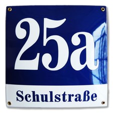 Hausnummer Hausnummernschild
