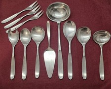 Wilkens Yacht Vorleger 11 teiliges Servierbesteck u.a Salatbesteck Note 3