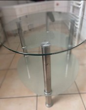 Ovaler Glastisch im sehr guten Zustand