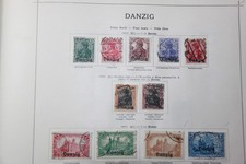 Danzig, sehr gut gefüllte Sammlung, Deutsches Reich auf Schaubek, sehr hoher KW