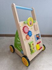 Baby Aktiv Lauflernwagen aus Holz Laufwagen Gehhilfe  -  TOP ZUSTAND