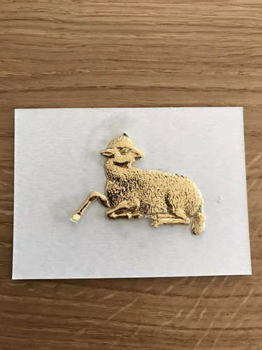 Verzierwachs kommunion lamm - kommunion,