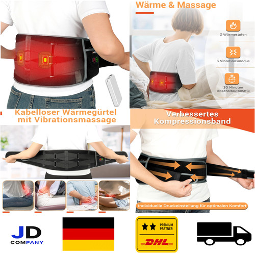 Heizgürtel vibrationsmassage - heizgürtel,