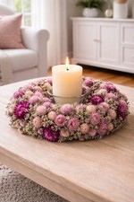 Strohblumenkranz gomphrena - strohblumenkranz,