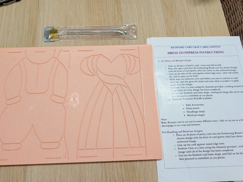 Andenken karte basteln kleid - karte,