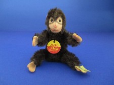 Steiff JOCKO Schimpanse 0020/11 Mohairplüsch Biegeglieder 11 cm Schild kl. Knopf