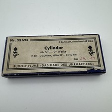 Rudolf Flume Cylinder Nr. 33625 Uhrmachernachlass # 17