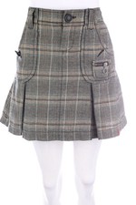 ESPRIT de corp Rock Minirock Karo kariert D 40 schwarz-weiß #3348