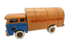 +DDR+ Spielzeug / Auto / Müllauto / LKW / Holzauto / Müllabfuhr / Holz TOP!