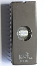 27C128 UV EPROM TMS27C128-25JL