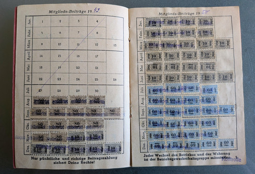 Fdgb mitgliedsbuch 1945 - fdgb,