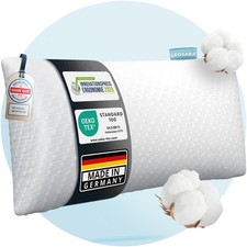 LEOSARA® Ergonomisches Kissen 40x80x13cm Kopfkissen
