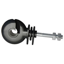 100 x Ringisolator M6 metrisches Gewinde Ringisolatoren Weidezaun Isolatoren