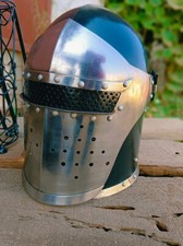 Mittelalter Barbute - Ritter Barbuta Designer Helm Ritterrüstung Rollenspiel ...