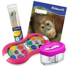 Pelikan K12 Farbkasten Pinsel Wasserbecher Zeichenblock Malen Zeichnen Schule