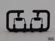 Herpa Albedo 1 Satz Spiegel schwarz für Scania 140, 141 - 1:87 /H17585