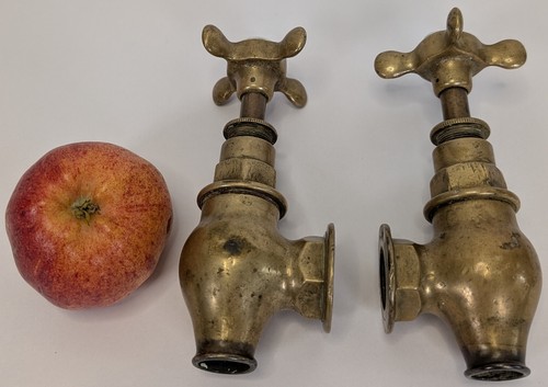 2er set antik messing tropfen - antik,
