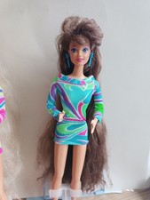 Mattel Barbie Ultra Hair Brunette 1991 - Totally Hair Barbie 90er