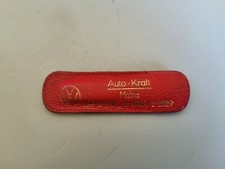 Sammler Taschenmesser -Klappmesser -VW Auto Kraft - Metall- Leder -Auto Werbung