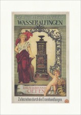 Königliches Hüttenwerk Wasseralfingen Dauerbrandofen Kunstdruck Plakatwelt 022