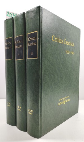 Faschistische kritik 1923 1943 - faschistische,