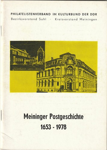 Meininger postgeschichte 1653 - postgeschichte,