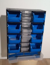 Aufbewahrung Kleinteile Werkstatt Fächer Box Schubladen stehen oder aufhängen 