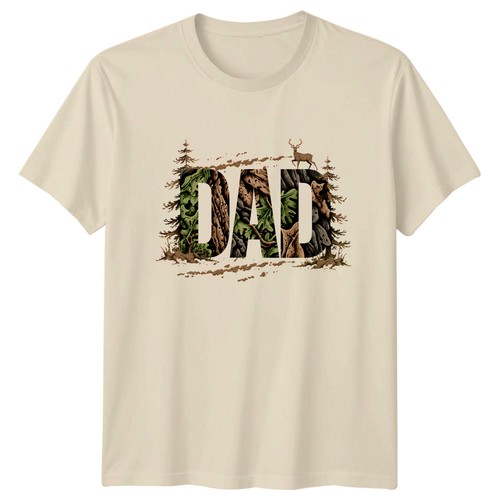 Papa herren shirt wald - papa,