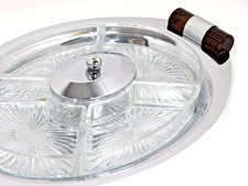 ANTIKES Kabarett  ART DECO TABLETT  Glas Schale SERVIER TABLETT  Serviertablett