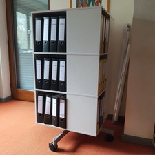 Regal drehbar von Firma Moll, Ordner Säule, Bücherregal