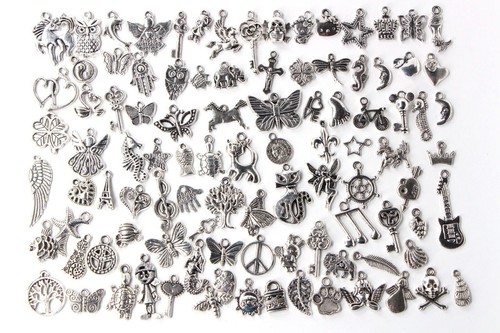 100stk silber verschiedene - 100stk,